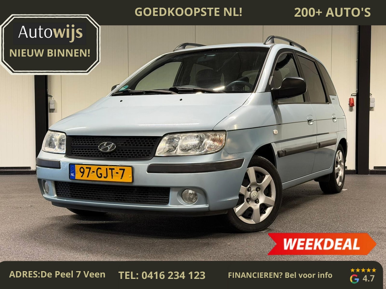 Hyundai Matrix - 1.6i Active Cool|NL AUTO|AIRCO|GOED ONDERHOUDEN|106DKM - AutoWereld.nl