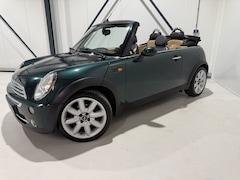 MINI Cabrio - 1.6 Cooper Chili. Leer, 17", Zeer mooi British Racing Green