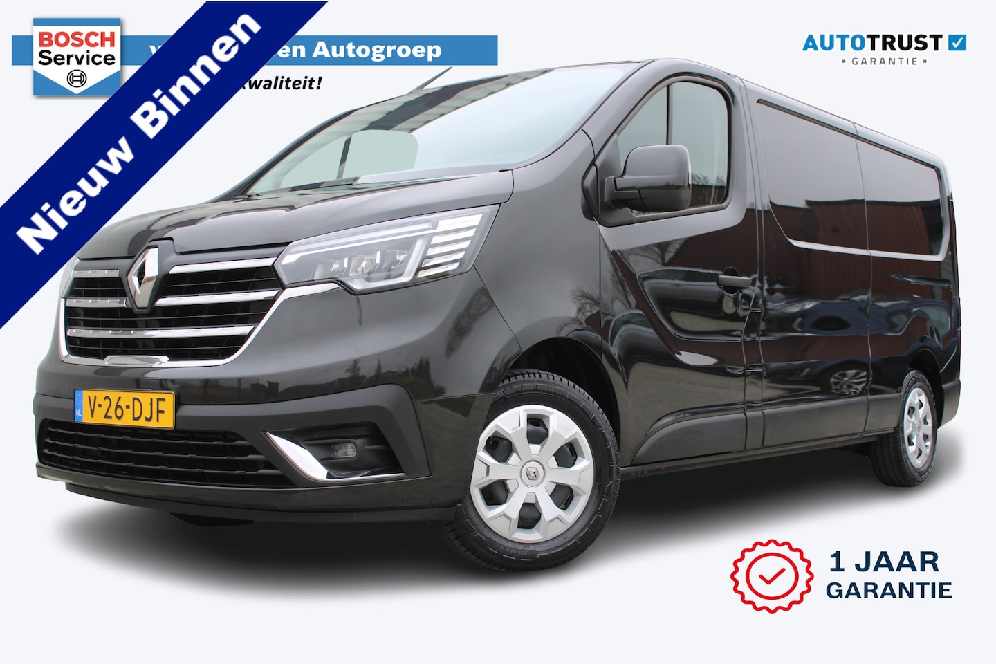 Renault Trafic - 2.0 dCi 110 T30 L2H1 Work Edition | Incl. 12 maanden garantie | 3 persoons | Apple carplay - AutoWereld.nl