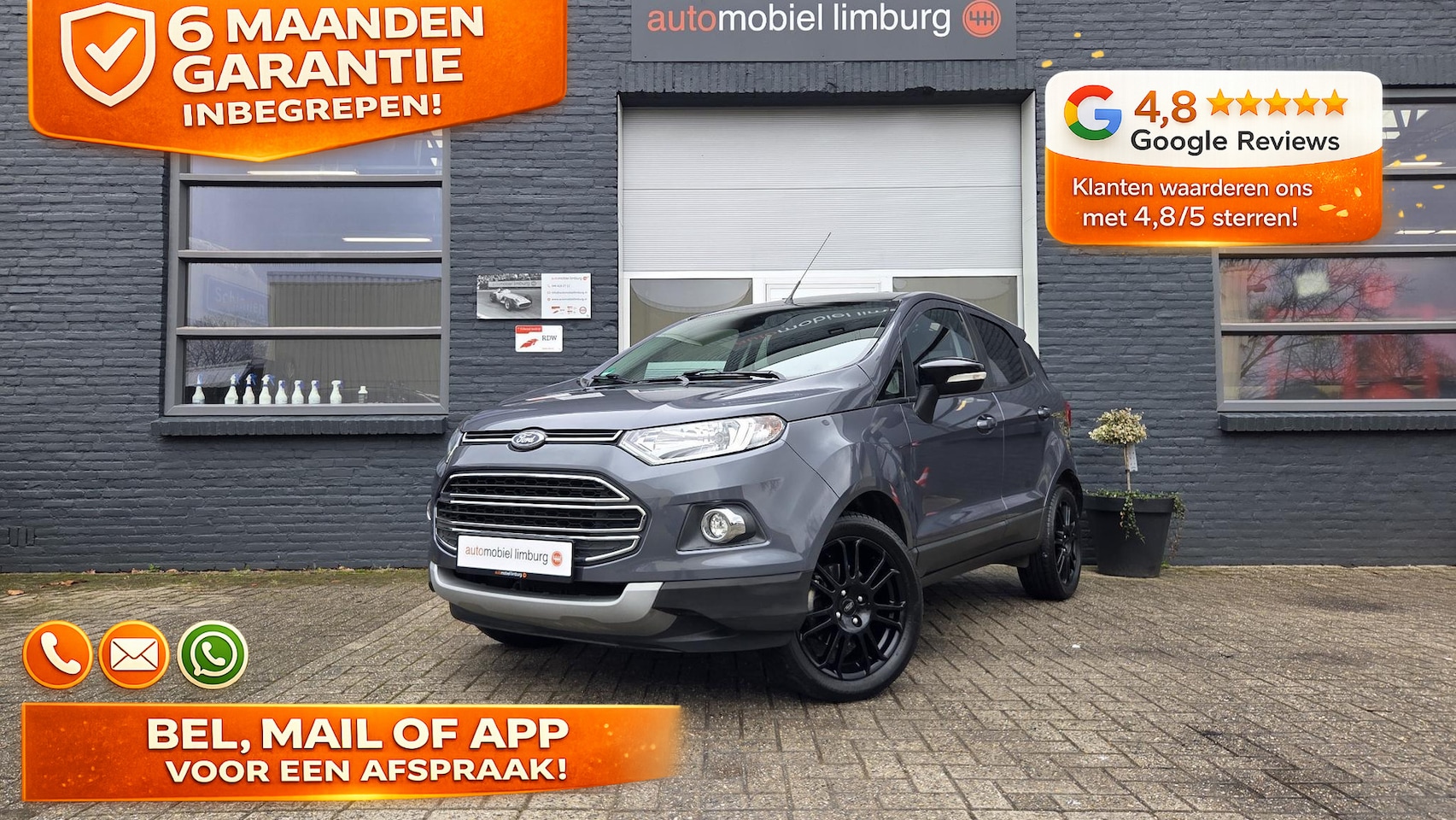 Ford EcoSport - 1.0 EcoBoost Titanium S | UNIEK 140PK | NAVIGATIE | PARKEERSENSOREN | VOLLEDIGE ONDERHOUDS - AutoWereld.nl