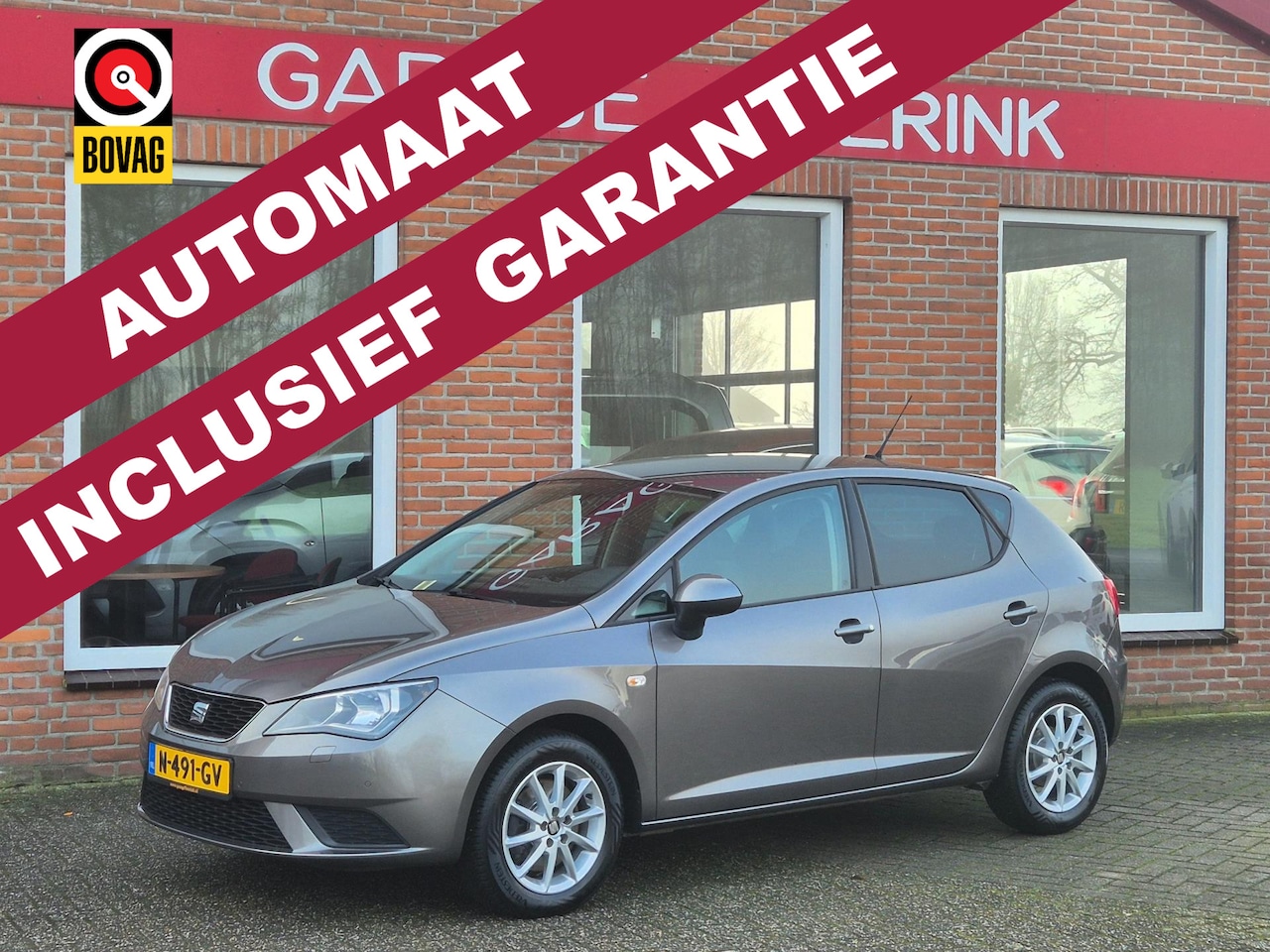 SEAT Ibiza - 1.0 EcoTSI Style Connect 110PK 5drs AUTOMAAT clima, cruise, navi, pdc, carplay - AutoWereld.nl
