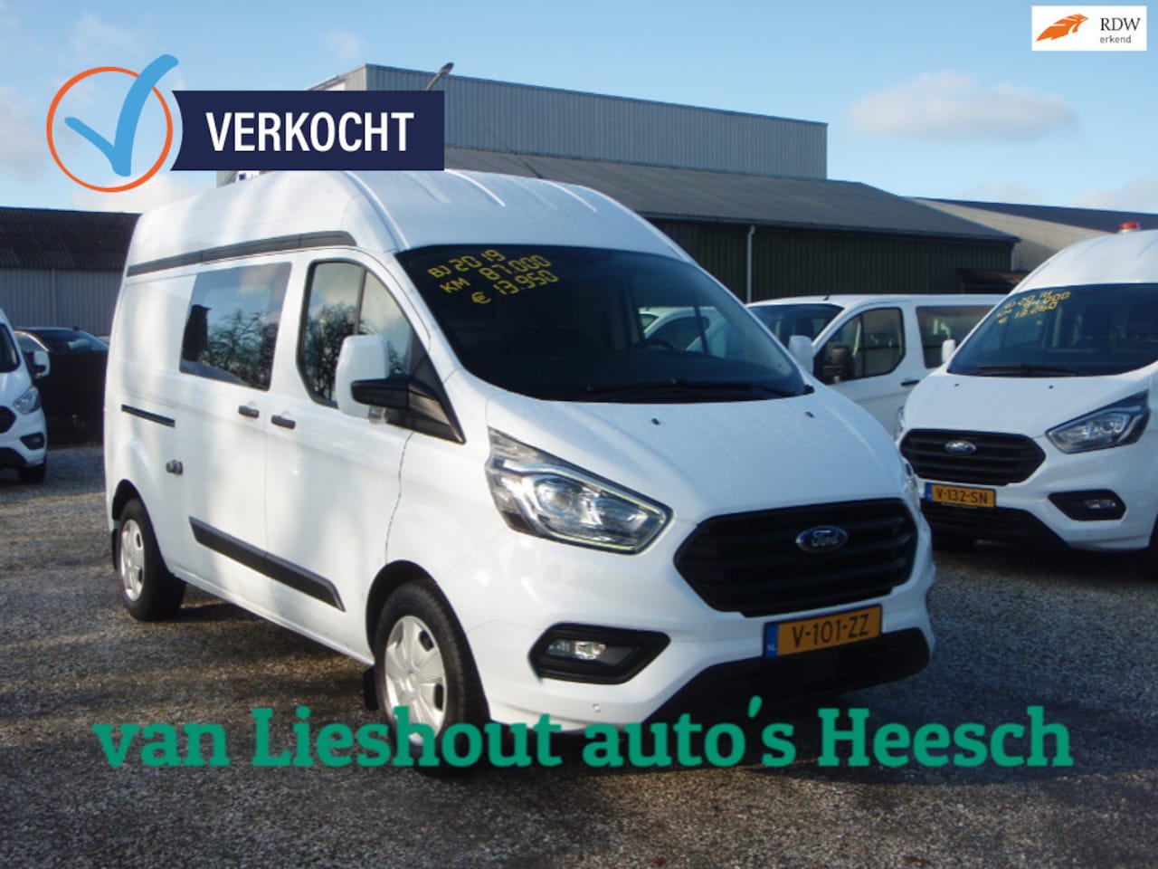 Ford Transit Custom - L2H2 Trend zeer nette auto 87280 km 2019 - AutoWereld.nl