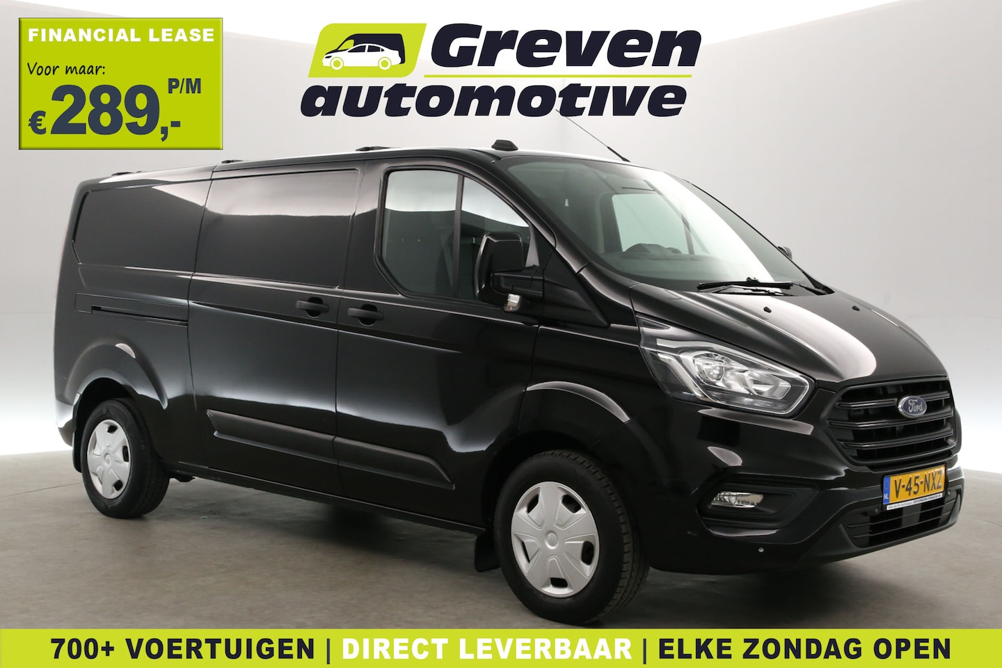 Ford Transit Custom - 2.0 TDCI L2H1 | Airco | Cruise | 3 Zits | Parkeersens. | Trekh. | Achterklep - AutoWereld.nl