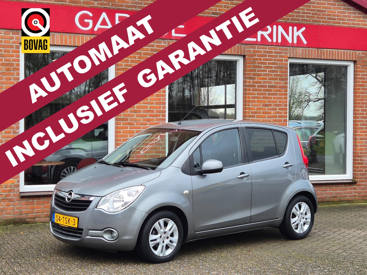 Opel Agila - 1.2 Edition 94PK 5drs AUTOMAAT airco, elektr.ramen, lmv, trekhaak - AutoWereld.nl