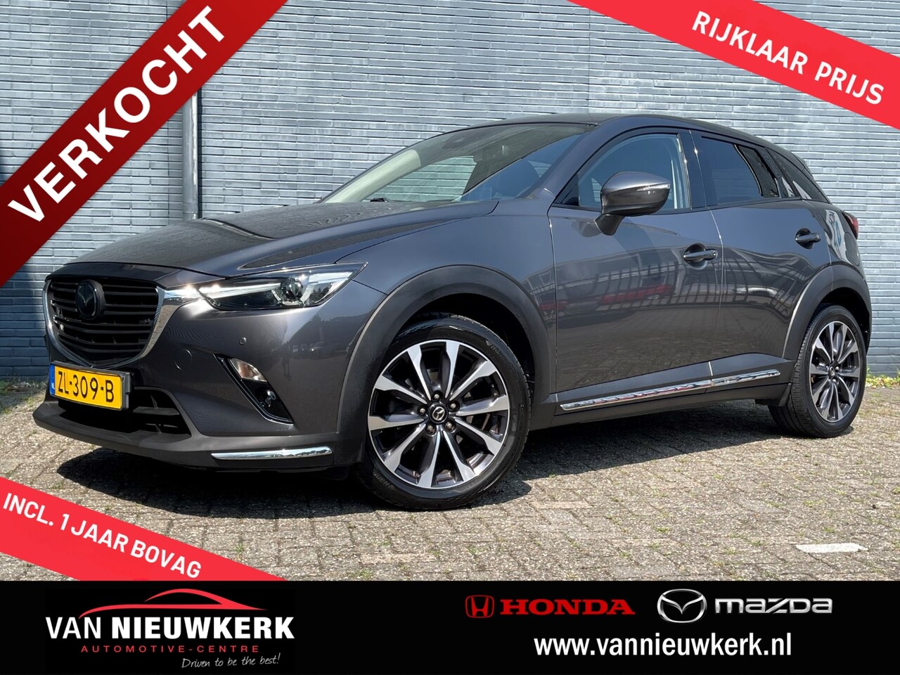Mazda CX-3 - 2.0 SKYACTIV-G 120pk GT-M | BOSE Audio | Adaptieve Cruise | Blindspot | Headup Display | L - AutoWereld.nl