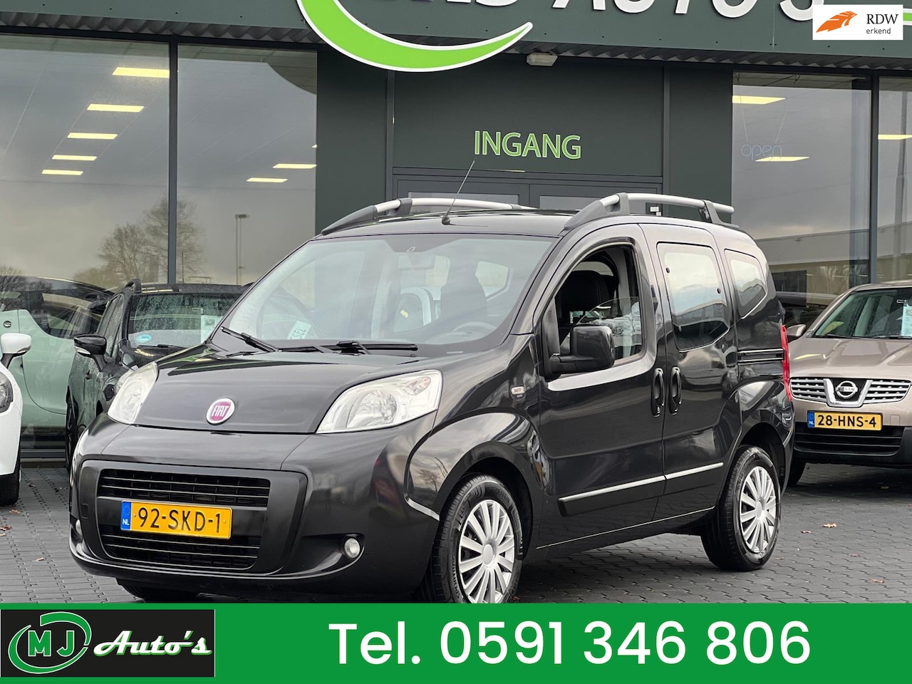 Fiat Qubo - 1.3 M-JET DYNAMIC AUTOMAAT 2xSCHUIFDEUR - AutoWereld.nl