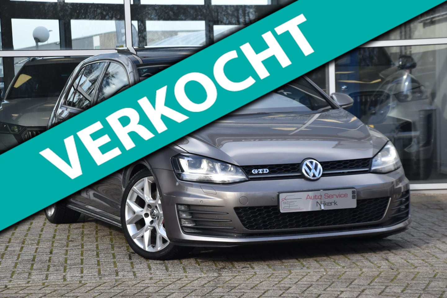 Volkswagen Golf - 2.0 TDI GTD ABT AUT. Leder Pano. dak Camera Pdc Led Nav. Zeer Nette Auto ! - AutoWereld.nl