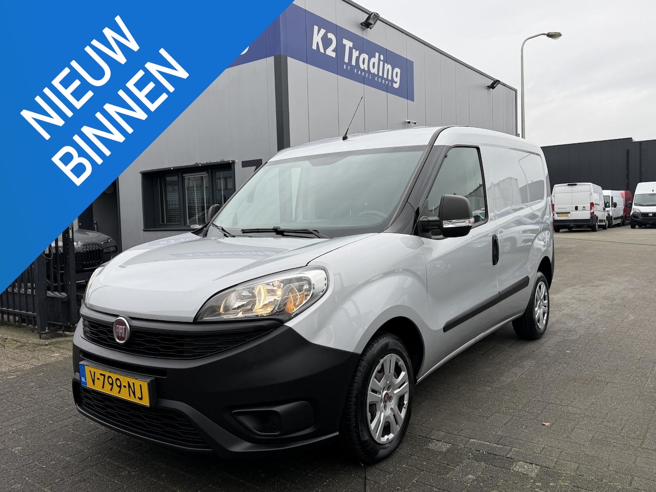 Fiat Doblò Cargo - 1.3 MJ L1H1 Actual EURO-6 Schuifdeur Airco - AutoWereld.nl