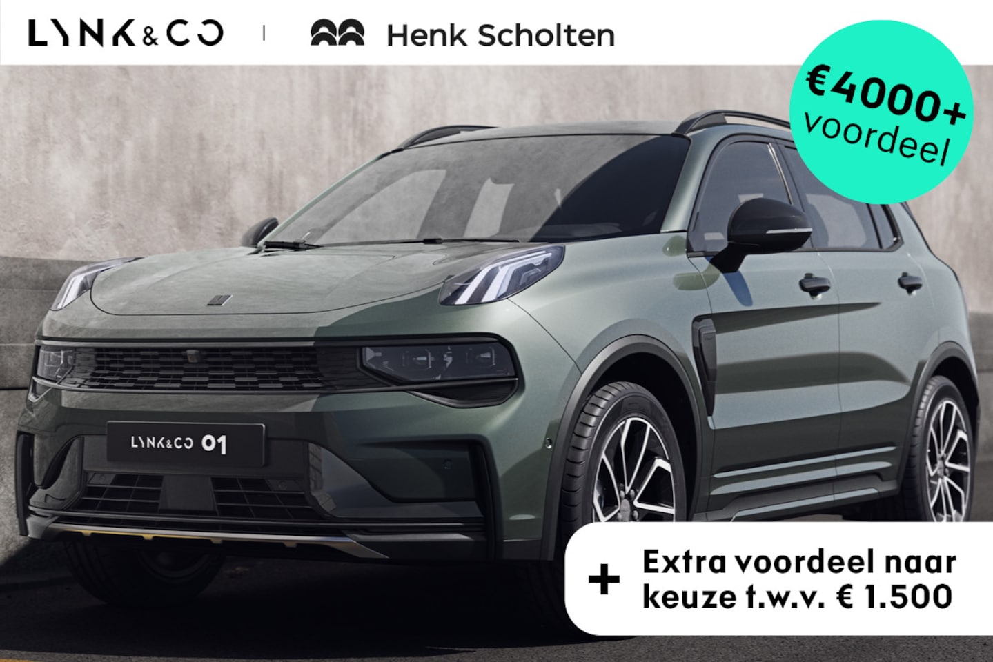 Lynk & Co 01 - 276PK Core, 8x UIT VOORRAAD LEVERBAAR, Achteruitrijcamera, LED Koplampen, Adaptieve Cruise - AutoWereld.nl