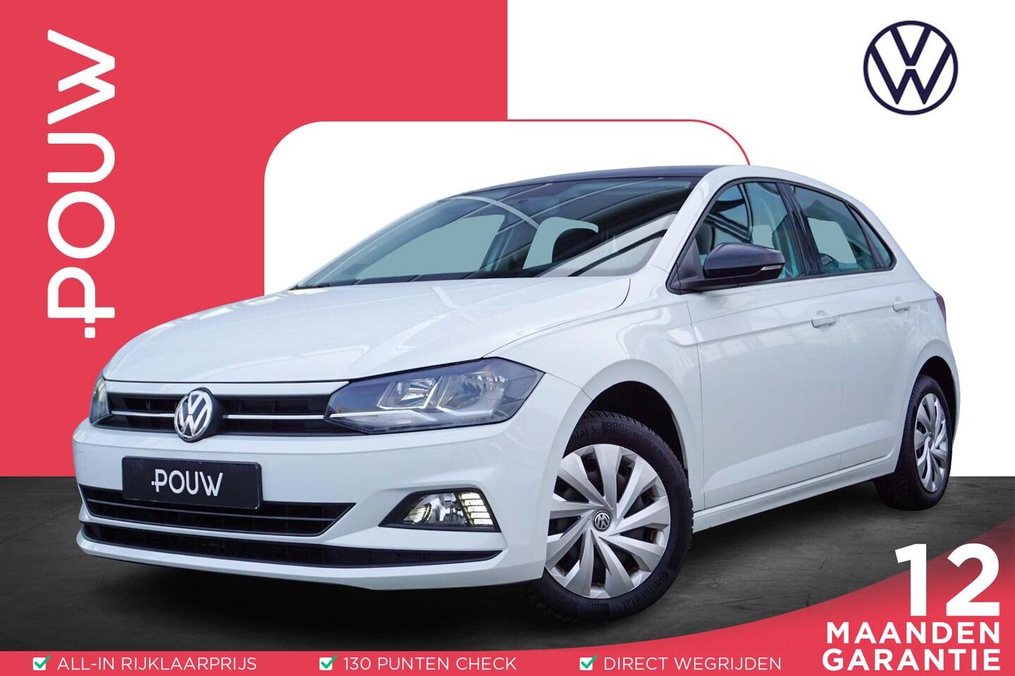 Volkswagen Polo - 1.0 TSI 95pk Comfortline | Apple Carplay & Android Auto | Zwart Dak | Airco - AutoWereld.nl