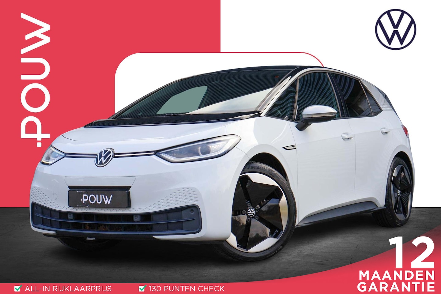 Volkswagen ID.3 - 204pk First Max 58 kWh Pro | Steunhaak | Panoramadak | ERGO-Voorstoelen | - AutoWereld.nl