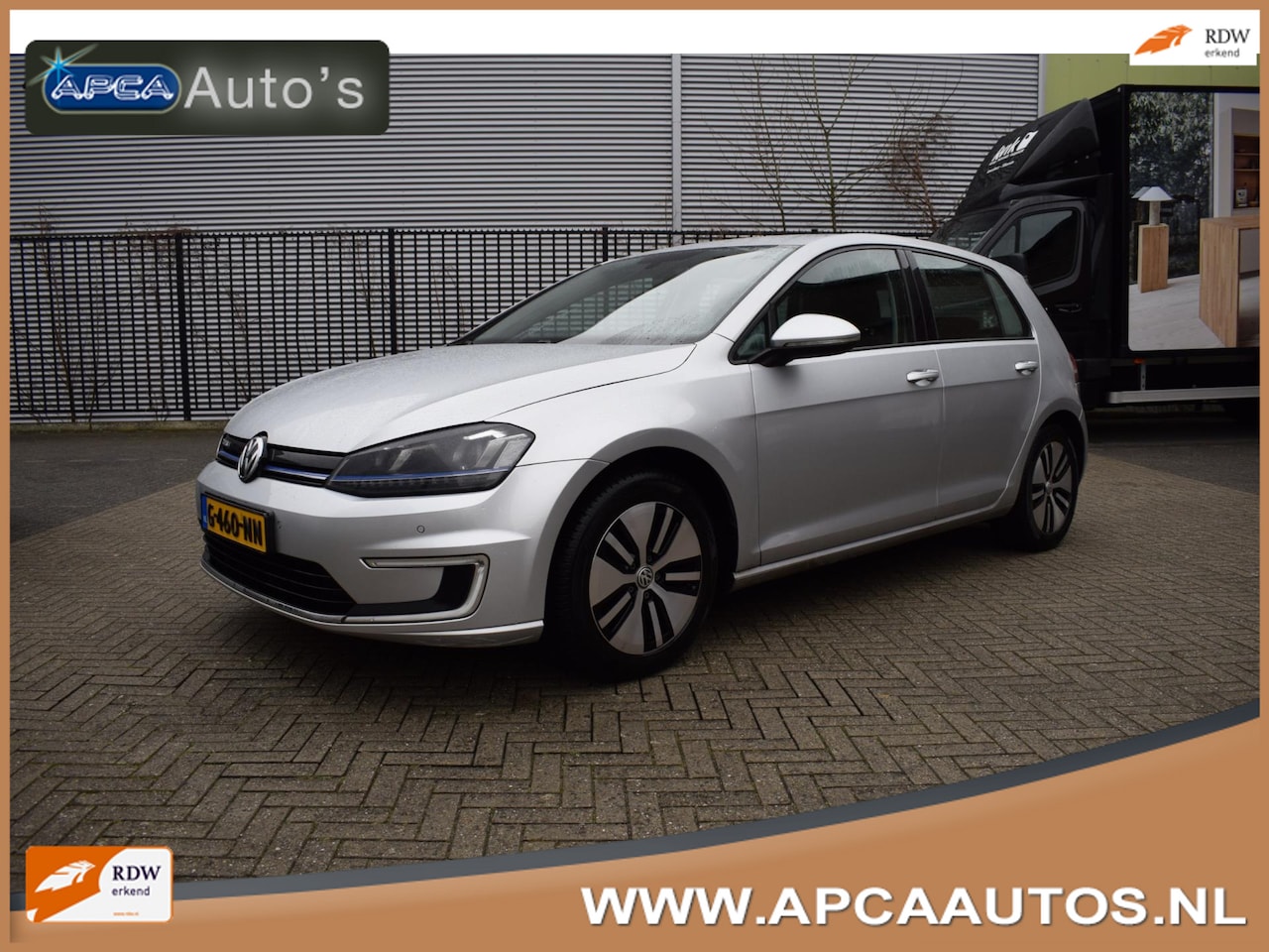 Volkswagen e-Golf - 12 mnd GARANTIE StoelVW Carplay Navi Clima CruieC Trekhaak E-Golf - AutoWereld.nl
