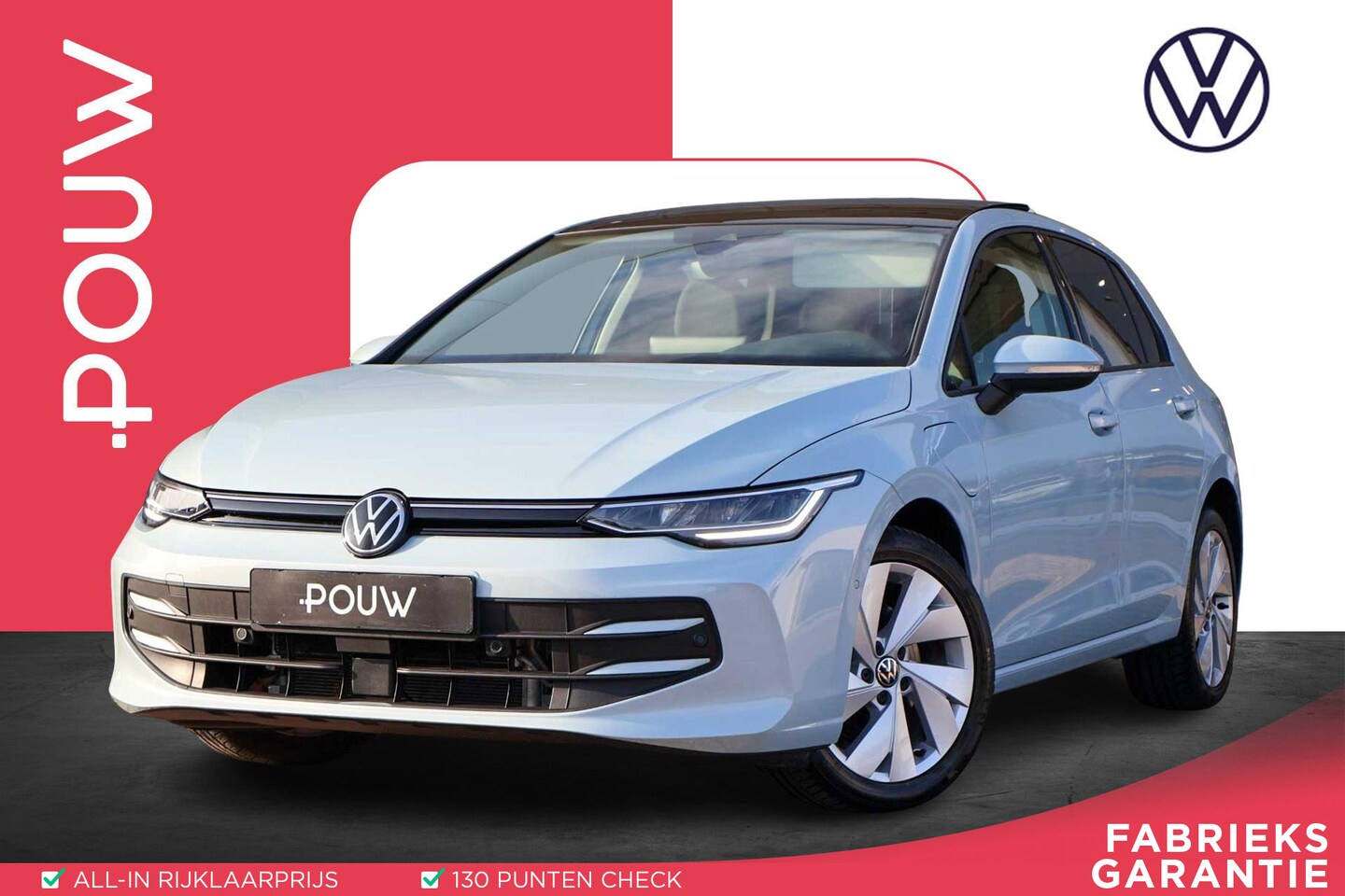 Volkswagen Golf - 1.5 eHybrid 204pk Life Edition | SoH 100% | Pano | Haak | Navi | Adaptive Cruise | LED | P - AutoWereld.nl