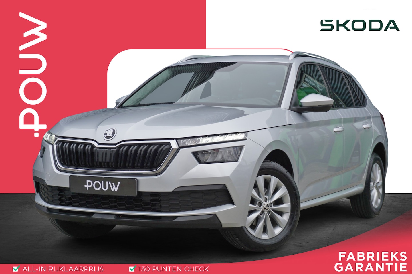 Skoda Kamiq - 1.0 TSI 110pk Ambition Cruise Control | Smartlink | Front Assist | - AutoWereld.nl