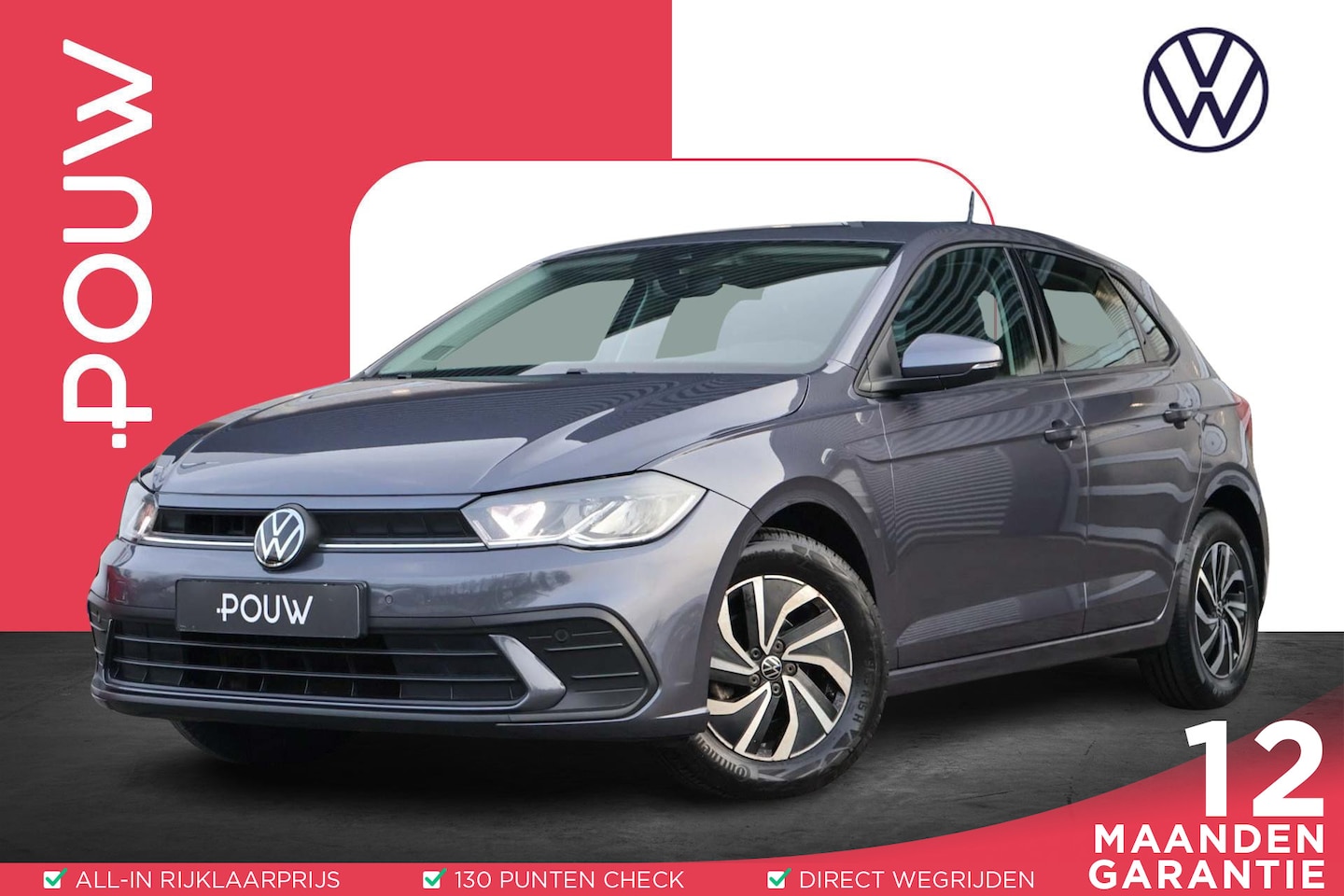 Volkswagen Polo - 1.0 TSI 95pk Life | Apple CarPlay/Android Auto | Travel Assist | PDC - AutoWereld.nl