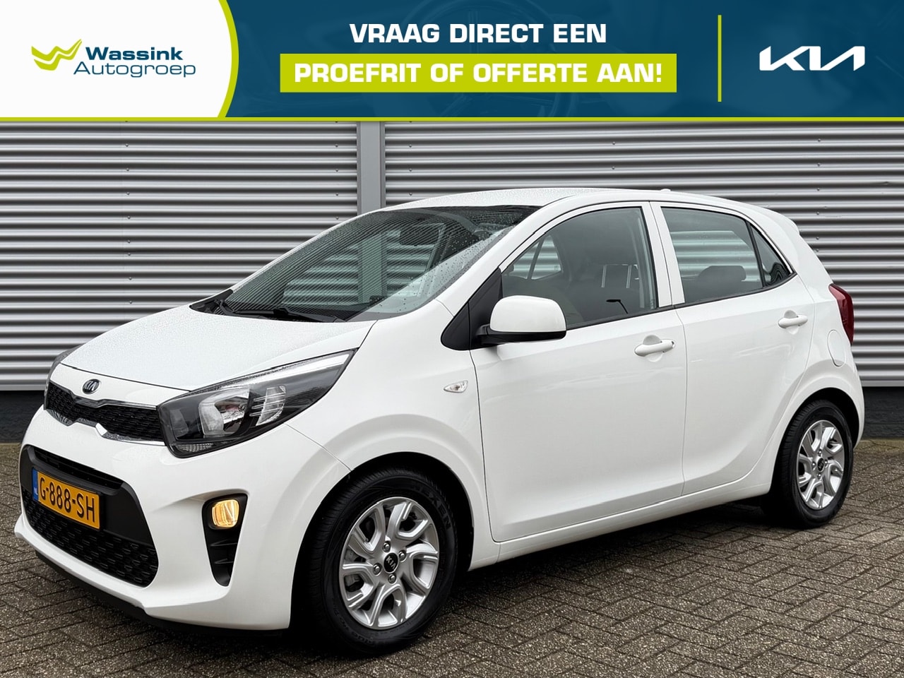 Kia Picanto - 1.0 MPi 67pk 4-zits DynamicLine | Navigatie | Camera | Cruise Control | Airco | - AutoWereld.nl