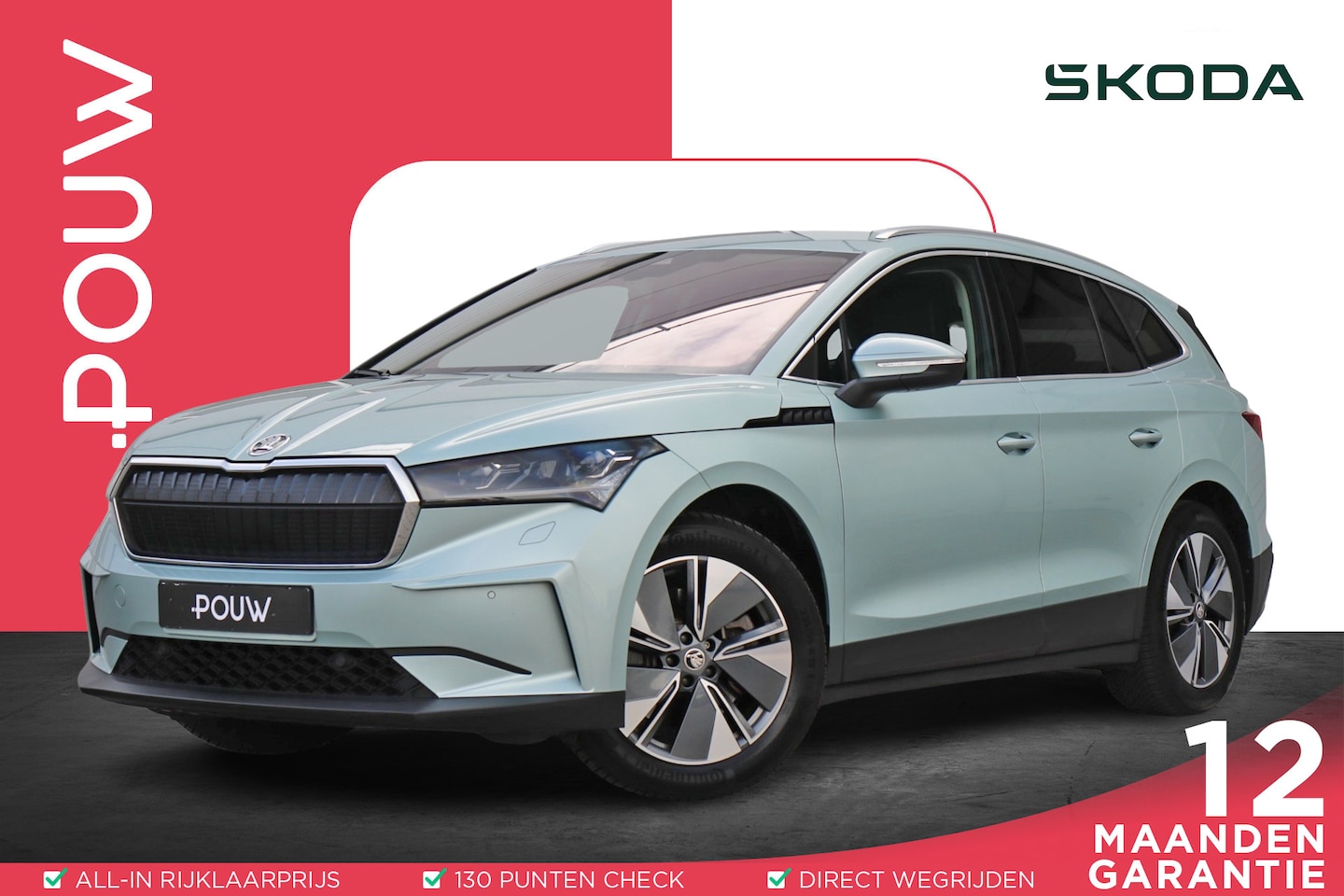 Skoda Enyaq iV - 80 204pk | SoH 94% | Trekhaak | Warmtepomp | Stoelverwarming | Achteruitrijcamera - AutoWereld.nl