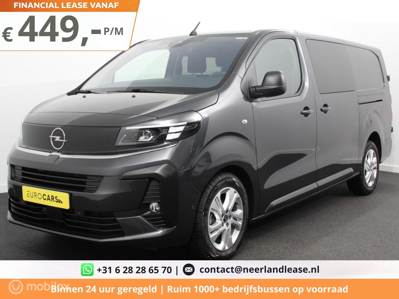 Opel Vivaro - bestel 2.0 Diesel 180 S&S L3 DC | Zakelijk leasen vanaf €449 p/m - AutoWereld.nl