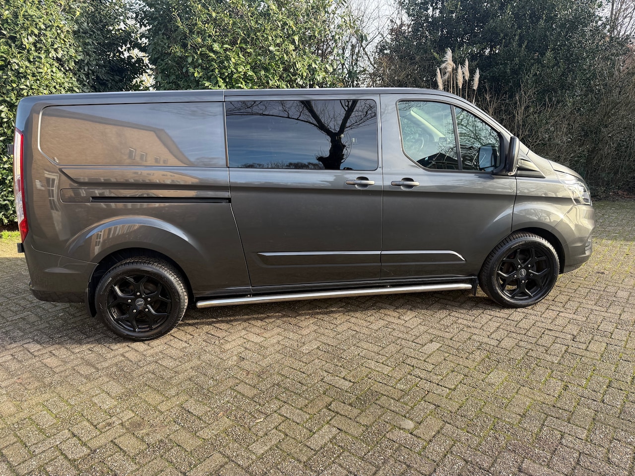 Ford Transit Custom - 300 2.0 TDCI L2H1 Limited DC airco | dubbele cabine | 2x schuifdeur | stoelverw.| - AutoWereld.nl