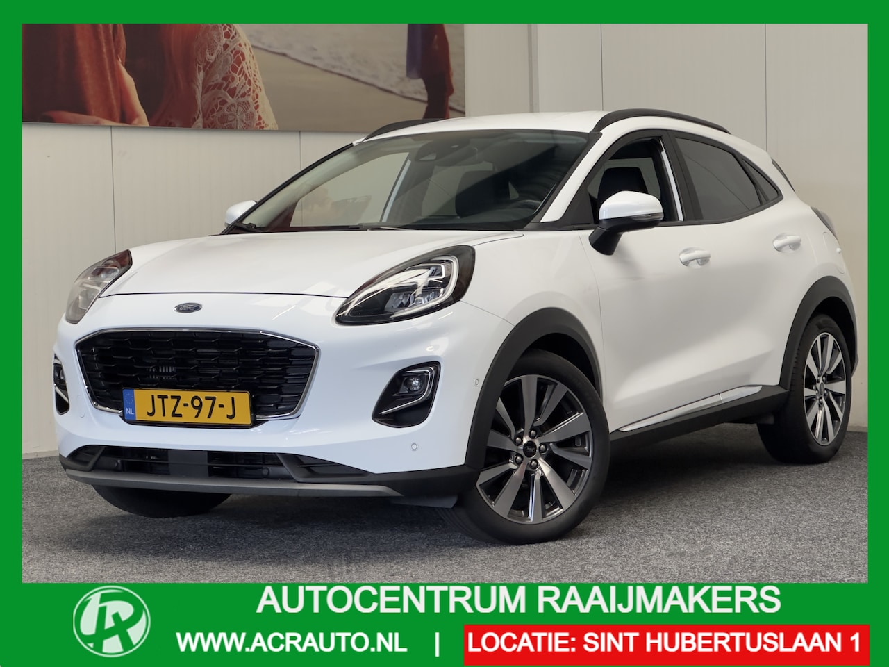 Ford Puma - 1.0 ECOBOOST HYBRID AUTOMAAT NAVIGATIE APPLE CARPLAY A RIJ CAMERA STUUR & STOELVERWARMING - AutoWereld.nl