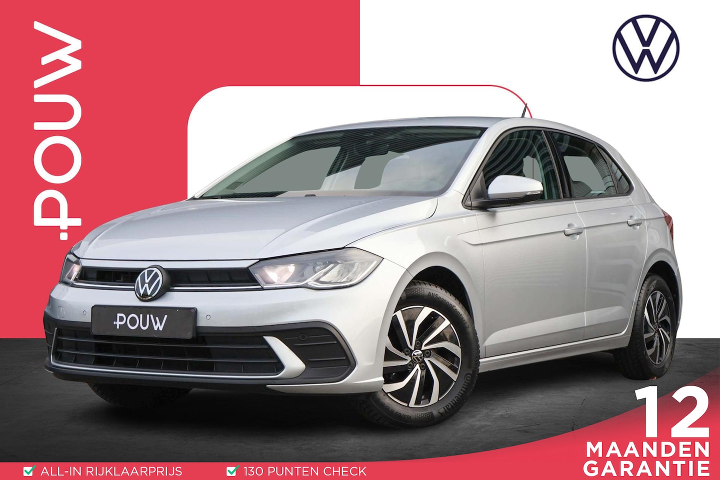 Volkswagen Polo - 1.0 TSI 95pk Life | Apple CarPlay/Android Auto | All Seasonbanden | Travel Assist | - AutoWereld.nl