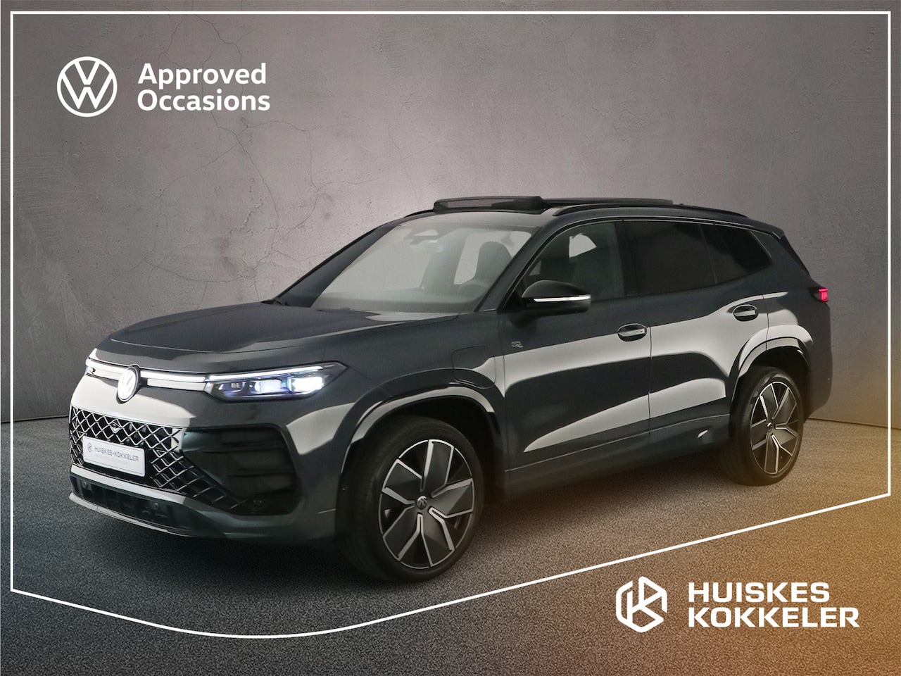 Volkswagen Tayron - R-Line Edition 1.5 TSI eHybrid 272pk DSG Automaat Trekhaak, Black style, Panoramadak, Adap - AutoWereld.nl