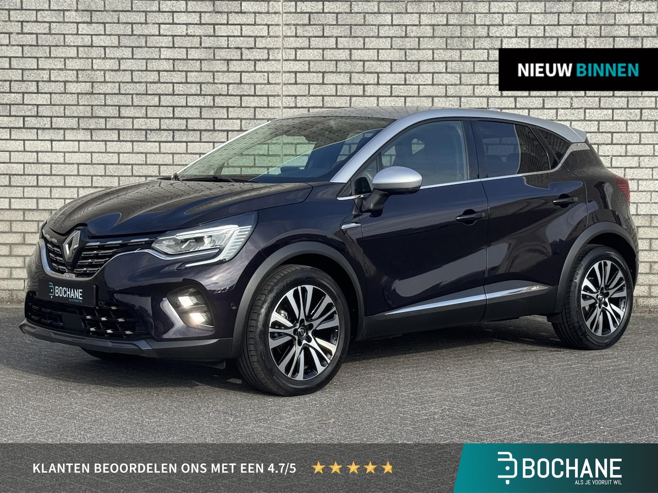 Renault Captur - 1.3 TCe 130 Initiale Paris | Leder | Apple CarPlay / Android Auto | Stoel + Stuurverarming - AutoWereld.nl