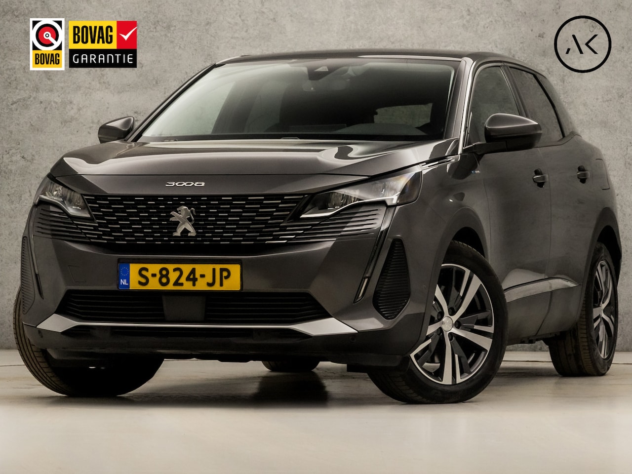 Peugeot 3008 - 1.6 HYbrid 225 Allure Sport 225Pk Automaat (APPLE CARPLAY, GROOT NAVI, 360 CAMERA, LEDER, - AutoWereld.nl