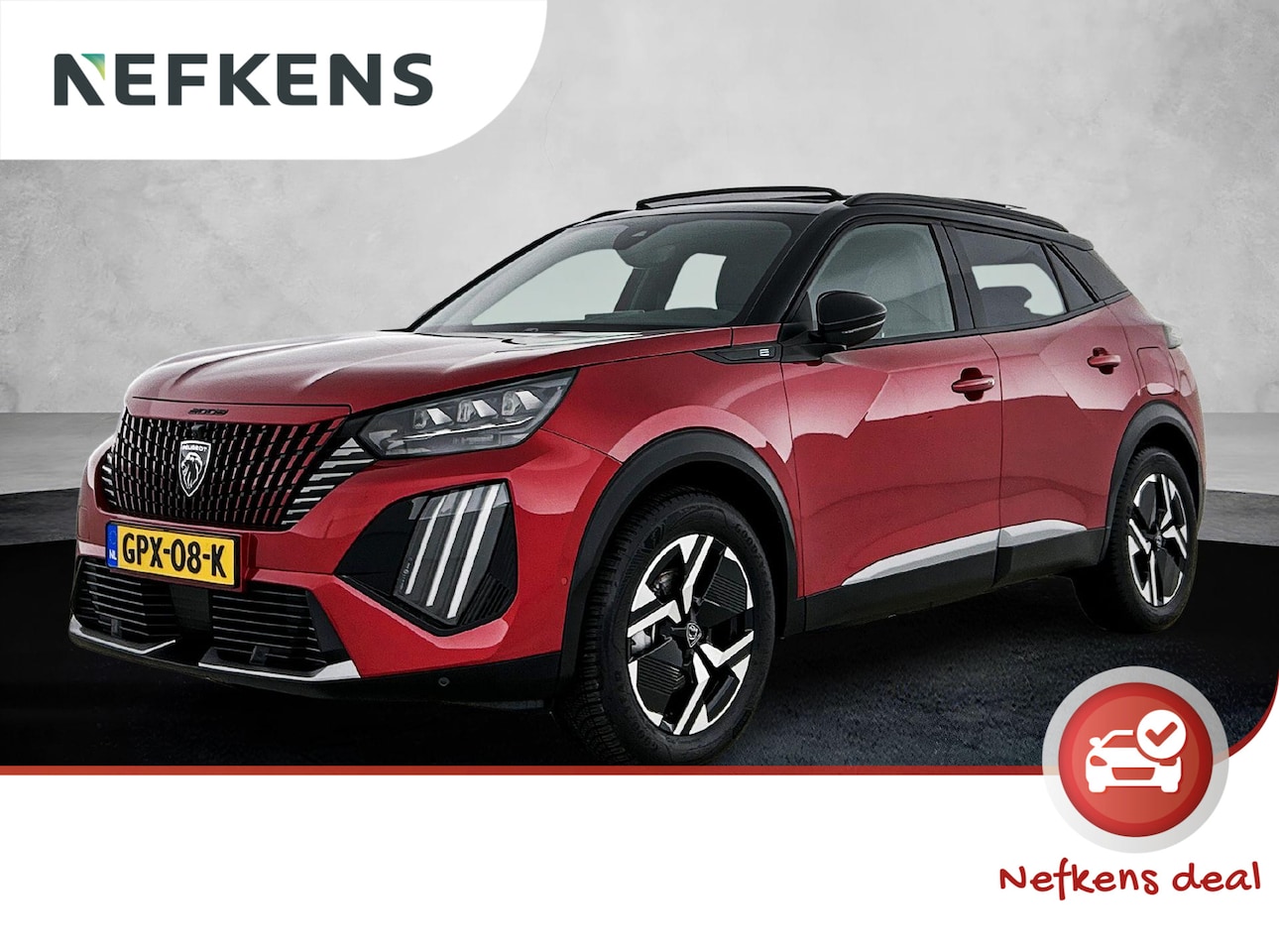 Peugeot e-2008 - EV GT 50 kWh 136pk Automaat | Schuif-/Kanteldak | Pack Vision | Navigatie | Climate Contro - AutoWereld.nl