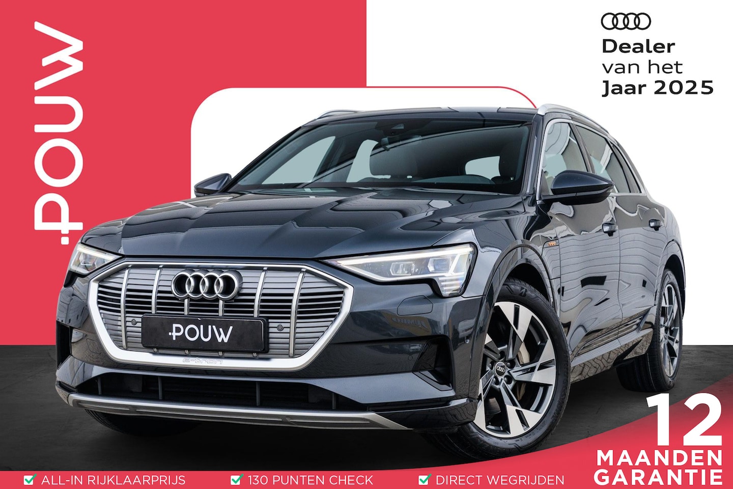 Audi e-tron - 55 408pk quattro Business Edition Plus 95 kWh | Panoramadak | B&O Geluid | Tweede Laadaans - AutoWereld.nl