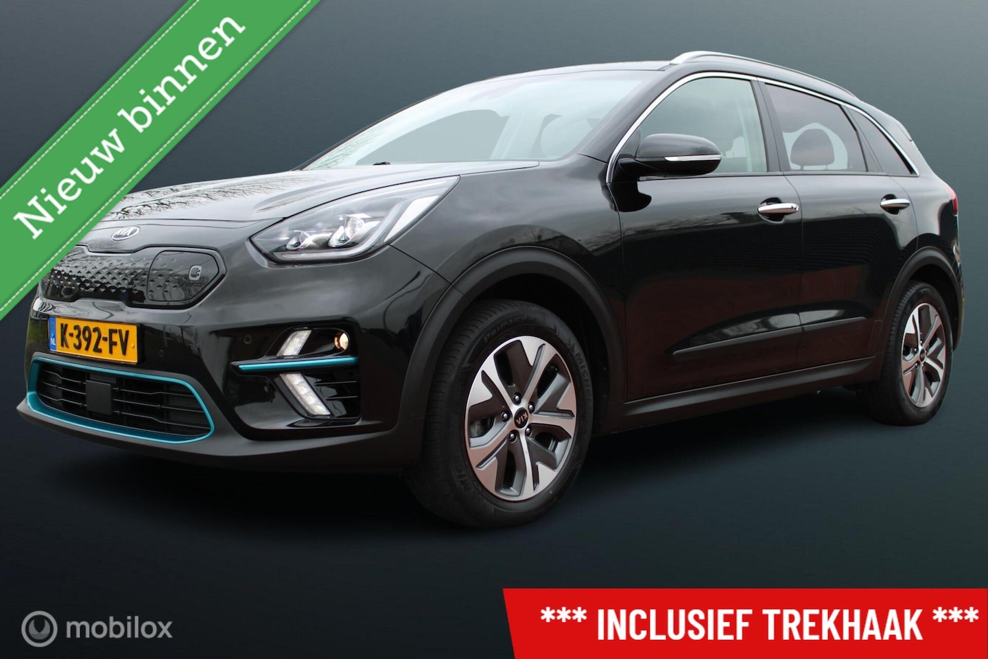 Kia e-Niro - ExecutiveLine 64 kWh ExecutiveLine 64 kWh, SOH 100 %, Leer, Trekhaak, Stoel-stuurverwarming, Cruise, Clima, Nav - AutoWereld.nl