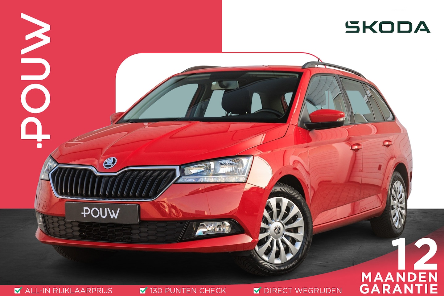 Skoda Fabia Combi - 1.0 TSI 95pk Ambition | Trekhaak | App Connect | All-season Banden| Parkeersensoren - AutoWereld.nl