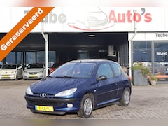 Peugeot 206 - 1.6-16V Gentry Airco, Trekhaak, APK 11-02-2027, Elektrische ramen