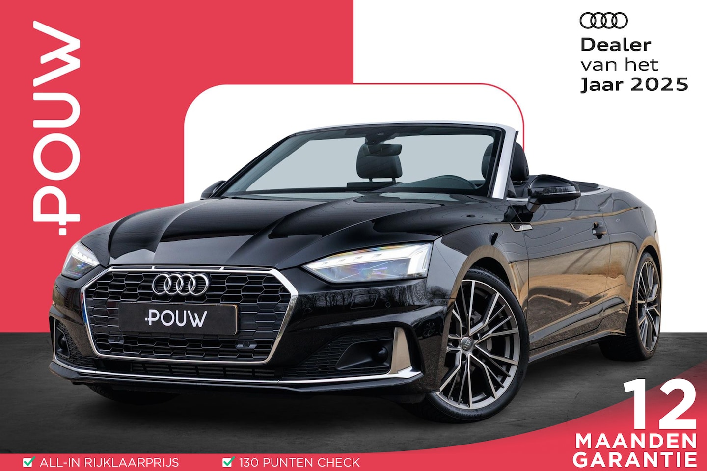 Audi A5 Cabriolet - 40 TFSI 204pk Advanced Edition | Laser-LED | Nekverwarming - AutoWereld.nl
