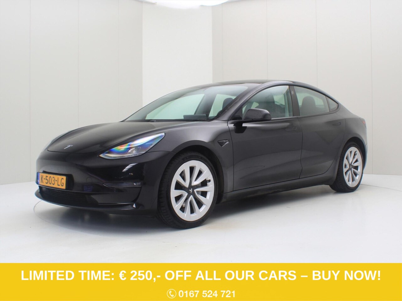 Tesla Model 3 - Long-Range AWD 351pk 75 kWh FACELIFT [ TREHAAK+WARMTEPOMP+AUTOPILOT+19 INCH+PREMIUM AUDIO - AutoWereld.nl