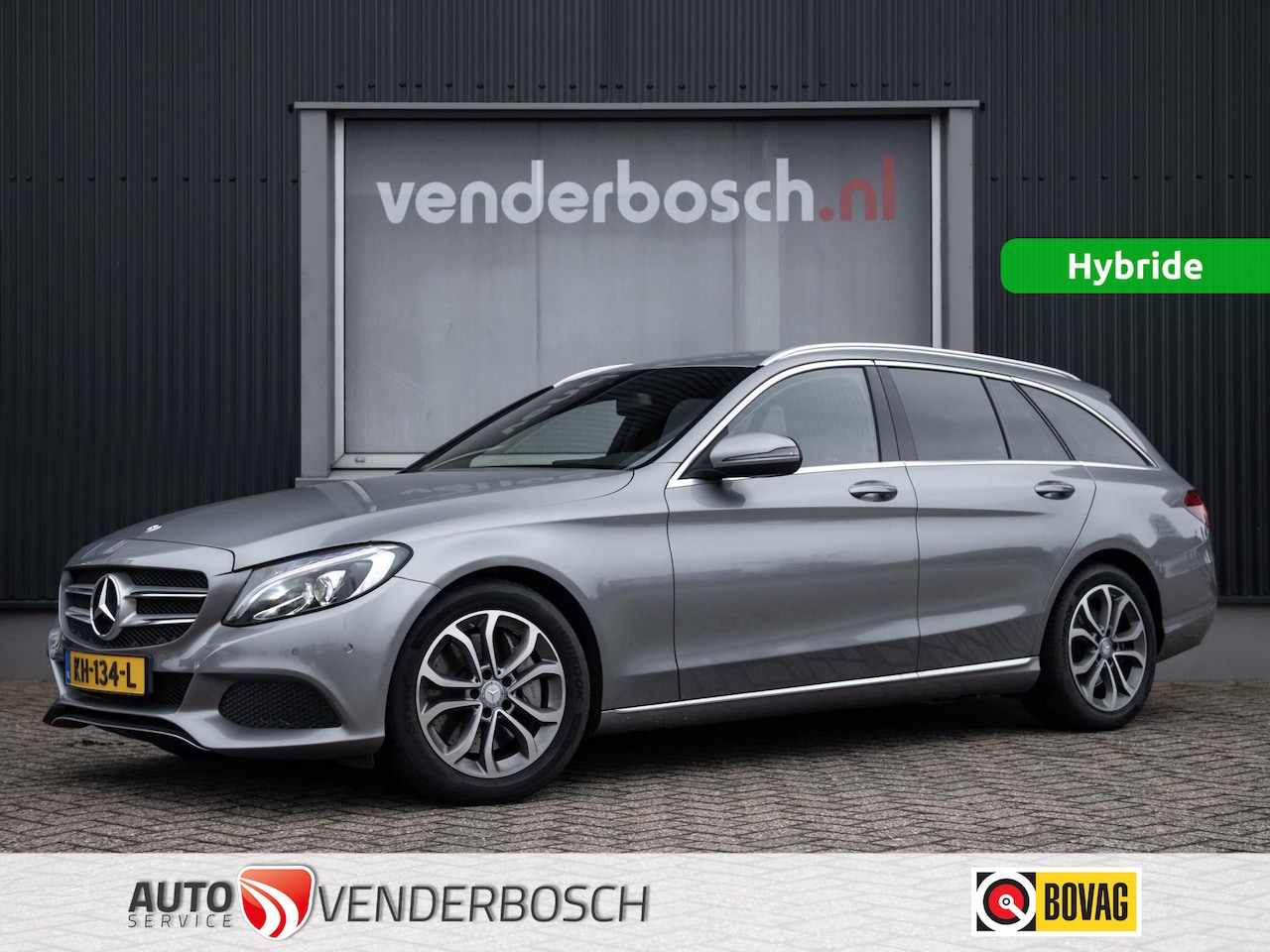 Mercedes-Benz C-klasse Estate - 350 e Lease Edition | LED | Trekhaak | Half Leder | Elektrische achterklep - AutoWereld.nl