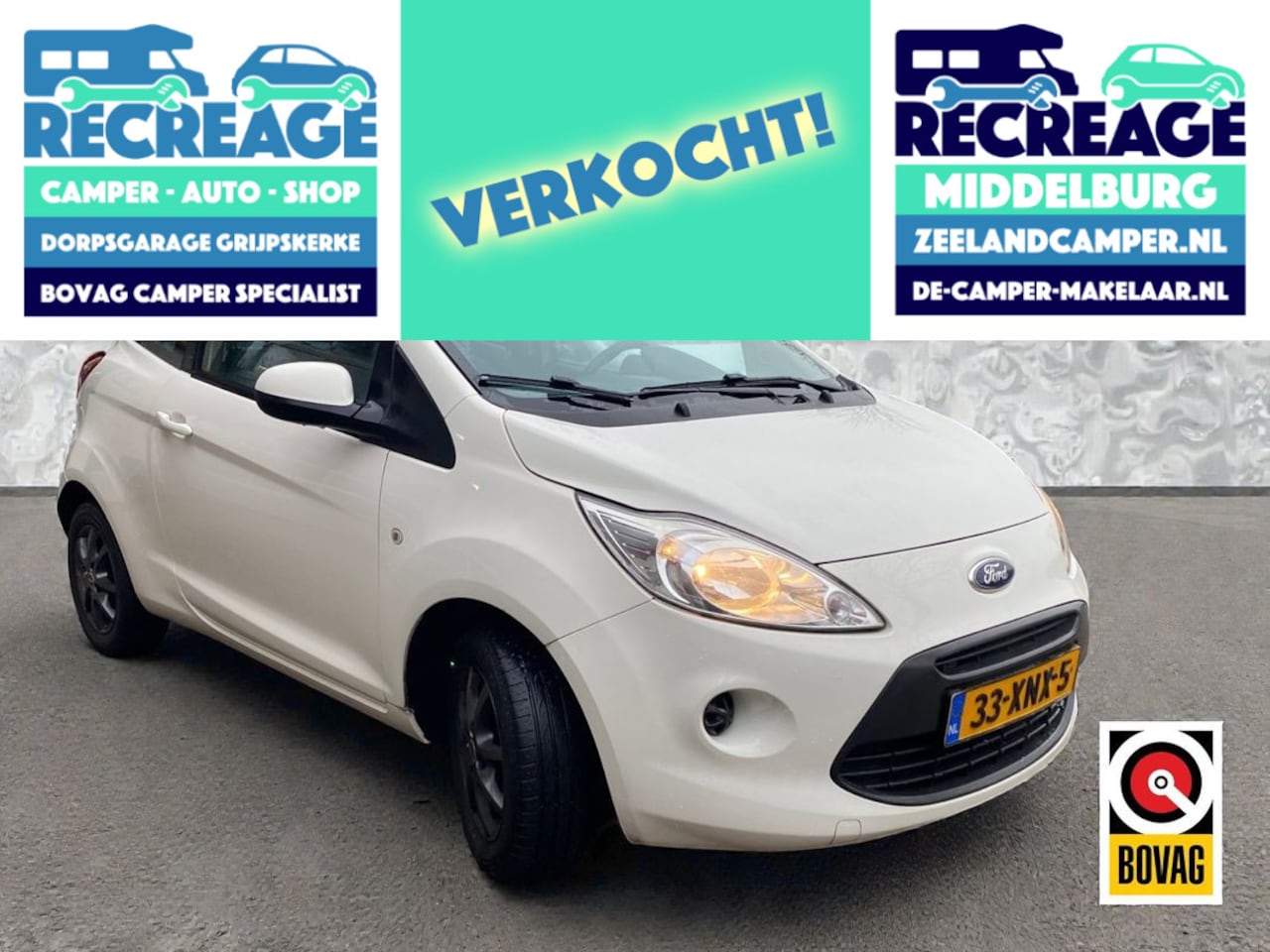 Ford Ka - Ka 1.2 Cool en Sound | Airco | 3 maanden garantie - AutoWereld.nl