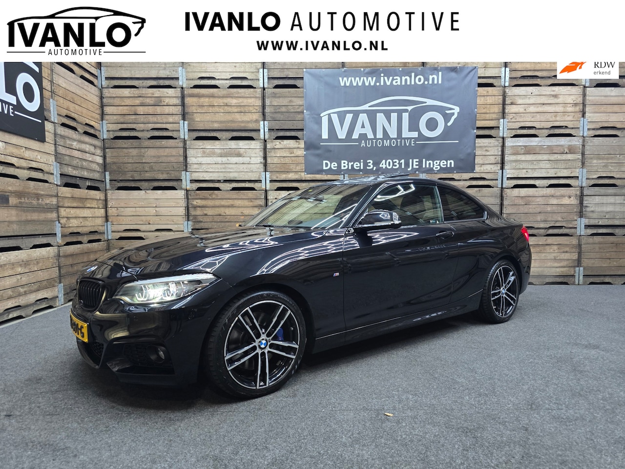 BMW 2-serie Coupé - 220i High Executive M Performance Sport Leder Memory Schuif/kantel dak 18"LM - AutoWereld.nl