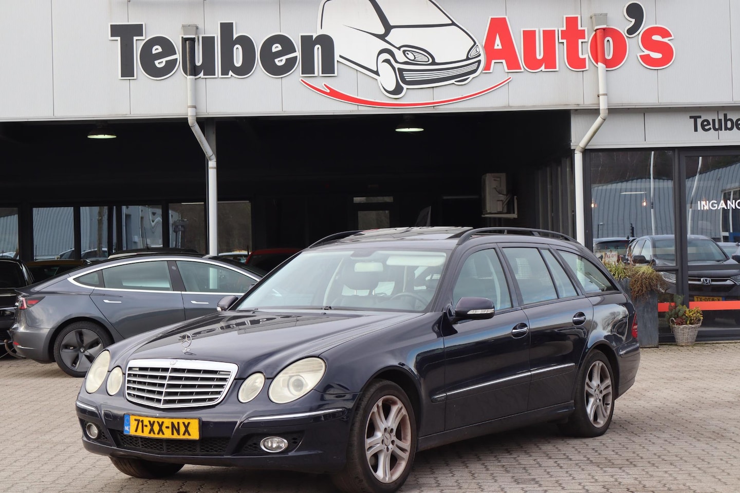 Mercedes-Benz E-klasse Estate - 220 CDI Elegance Schuif- kanteldak, Cruise control, Lederen interieur, Stoelverwarming - AutoWereld.nl