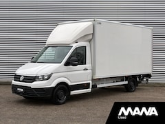 Volkswagen Crafter - 2.0TDI 177PK Bakwagen Laadklep 750kg Lat om Lat Trekhaak Zijdeur Lederen bekleding Airco
