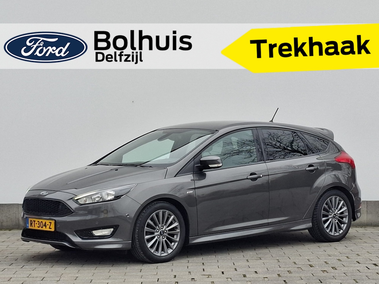 Ford Focus - ST-Line EcoBoost 125pk | Trekhaak | Verwarmde Voorruit | Cruise | Apple Carplay/Android au - AutoWereld.nl