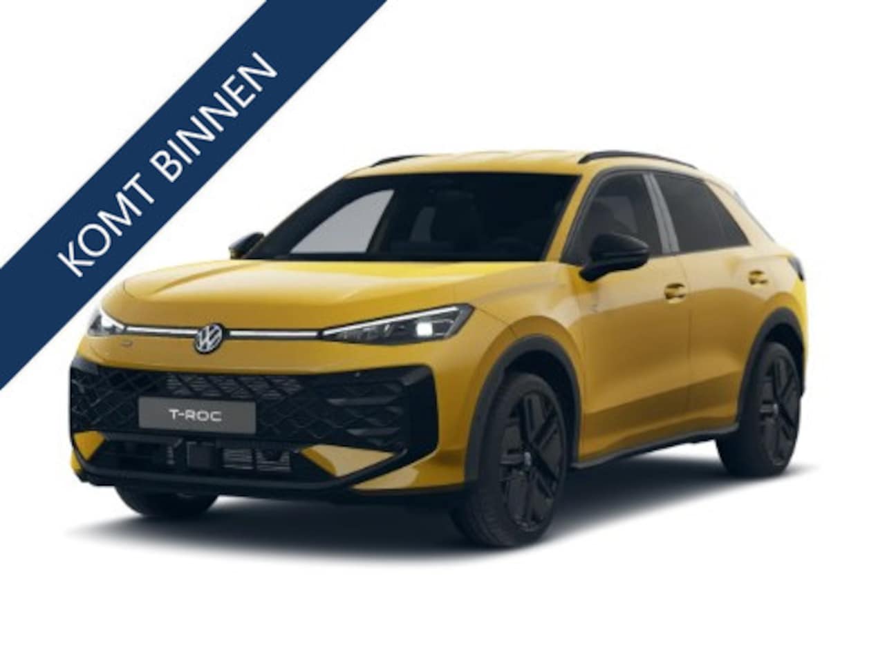 Volkswagen T-Roc - 1.5 eTsi R-LINE EDITION BLACK STYLE 19''LMV IQ LED/GRIL/LOGO STOEL/STUUR.VERW ELEK.KLEP 20 - AutoWereld.nl