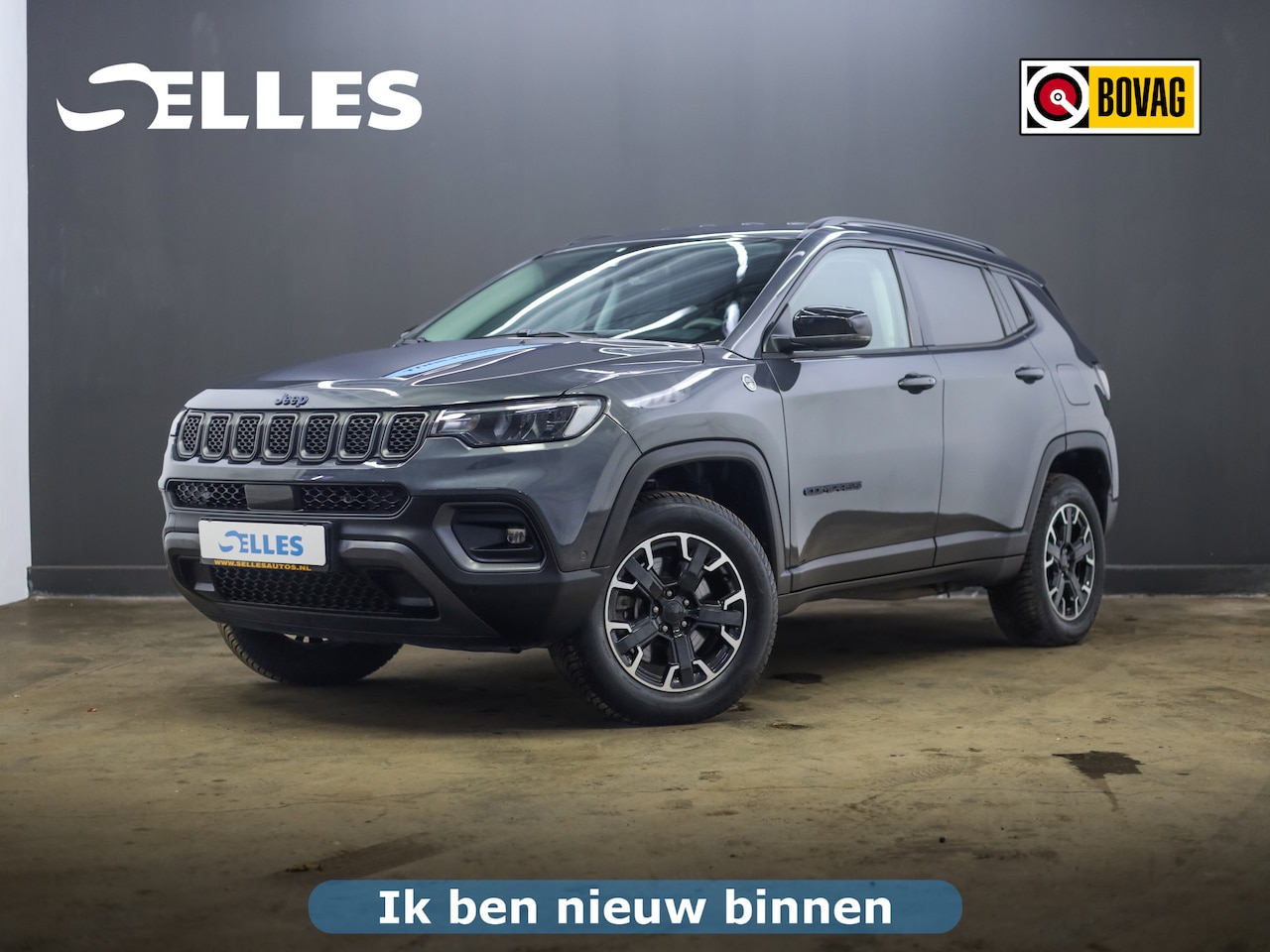 Jeep Compass - 4xe 240 Plug-in Hybrid Trailhawk | Apple Carplay/Android Auto - AutoWereld.nl