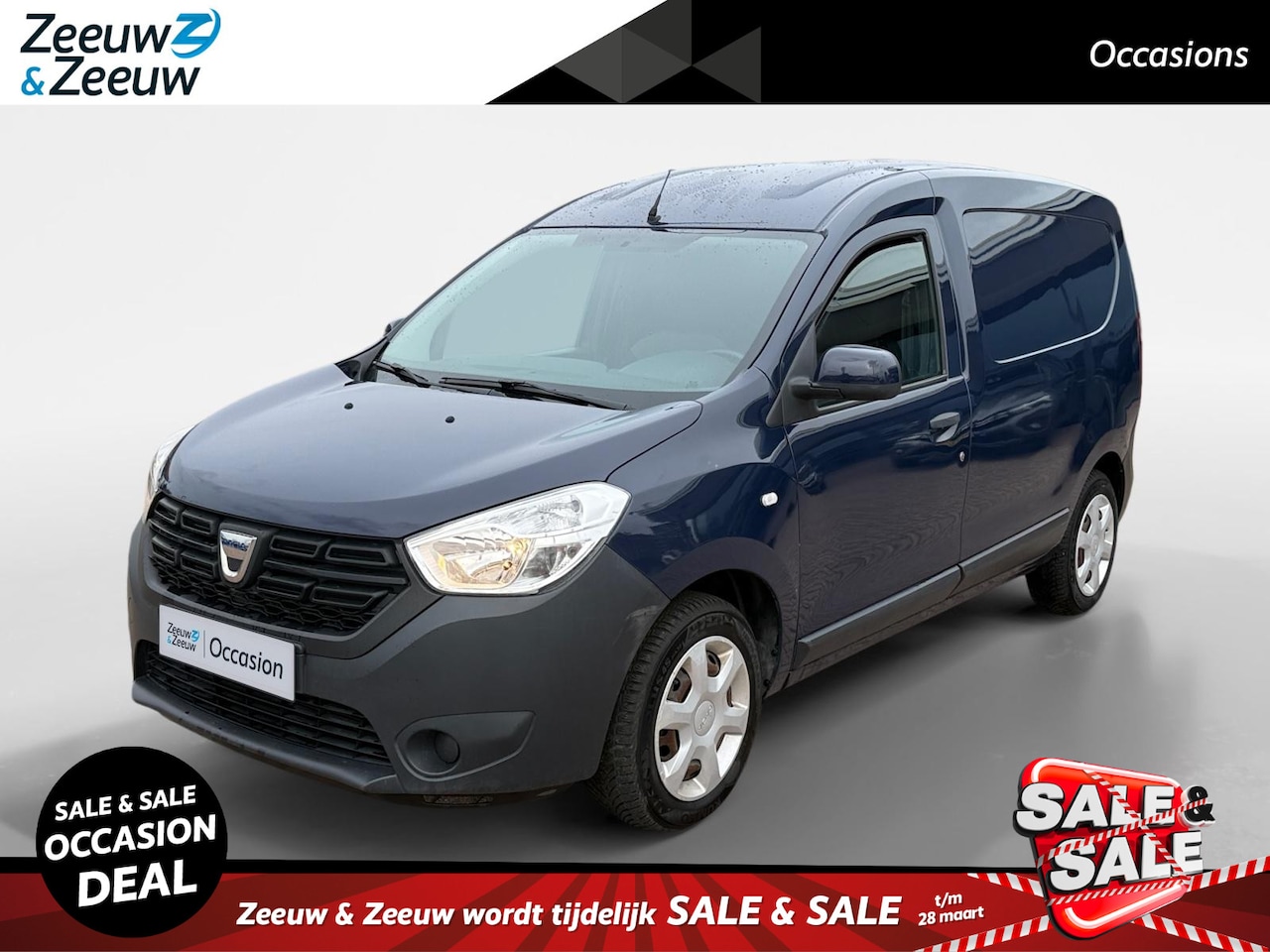 Dacia Dokker - 1.6 MPI 100 Access *Airco*Tel Bluetooth*Lage KM stand! - AutoWereld.nl