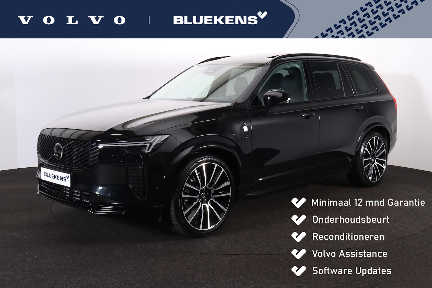 Volvo XC90 - T8 Recharge AWD Ultra Dark - Luchtvering - Panorama/schuifdak - IntelliSafe Assist & Surro - AutoWereld.nl