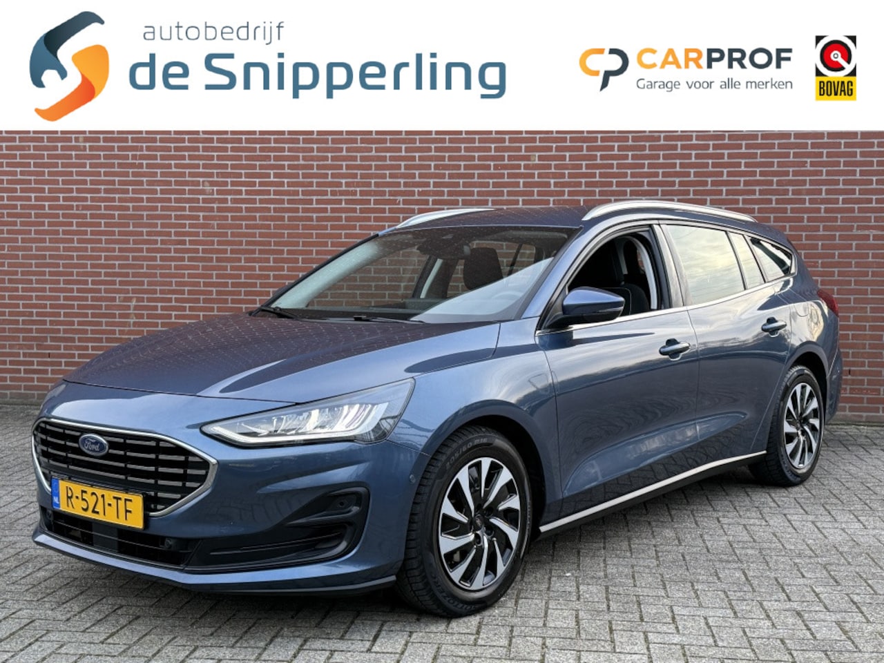 Ford Focus Wagon - 1.0 EcoBoost Hybrid Titanium NAVI CLIMA CAMERA PDC STOELVERW - AutoWereld.nl