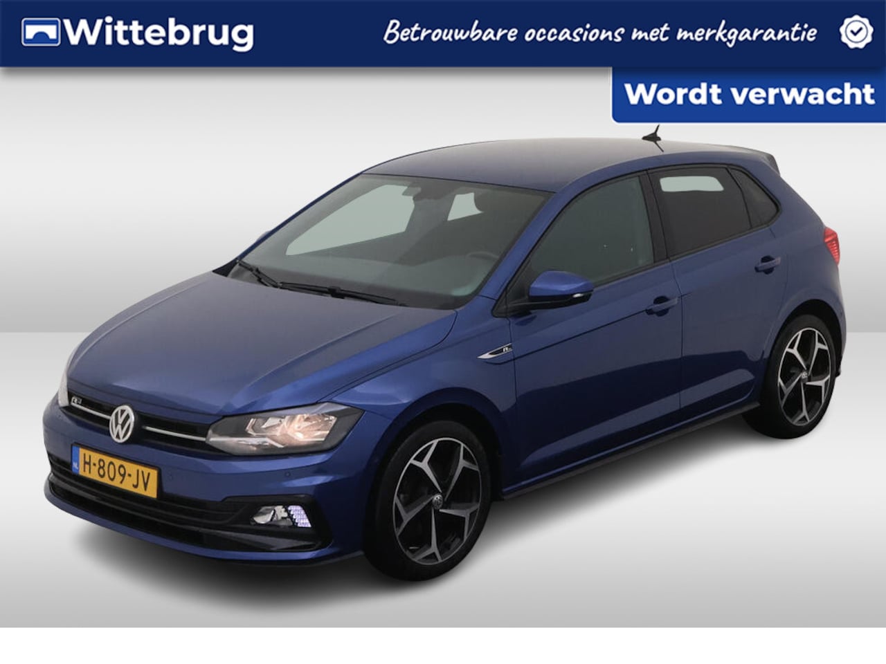 Volkswagen Polo - 1.0 TSI R-Line / AUTOMAAT/ PARK. SENSOREN/ DIGITAL DASHBOARD/ NAVI/ CLIMA/ 17" LMV - AutoWereld.nl