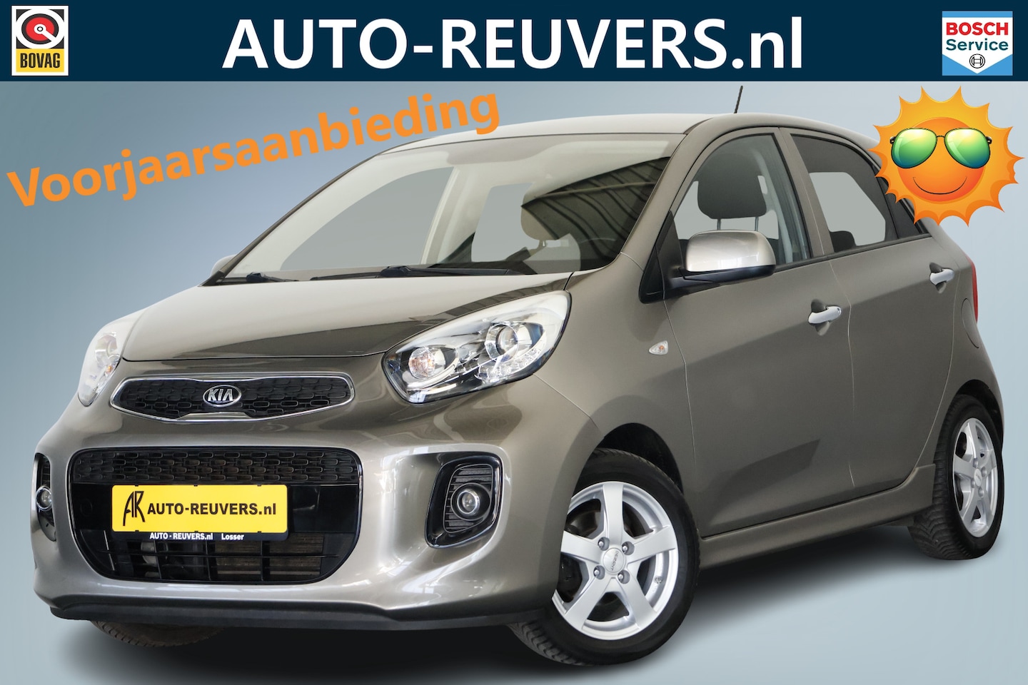 Kia Picanto - 1.2 CVVT DynamicLine / Aut / Bluetooth / Airco / LMV - AutoWereld.nl