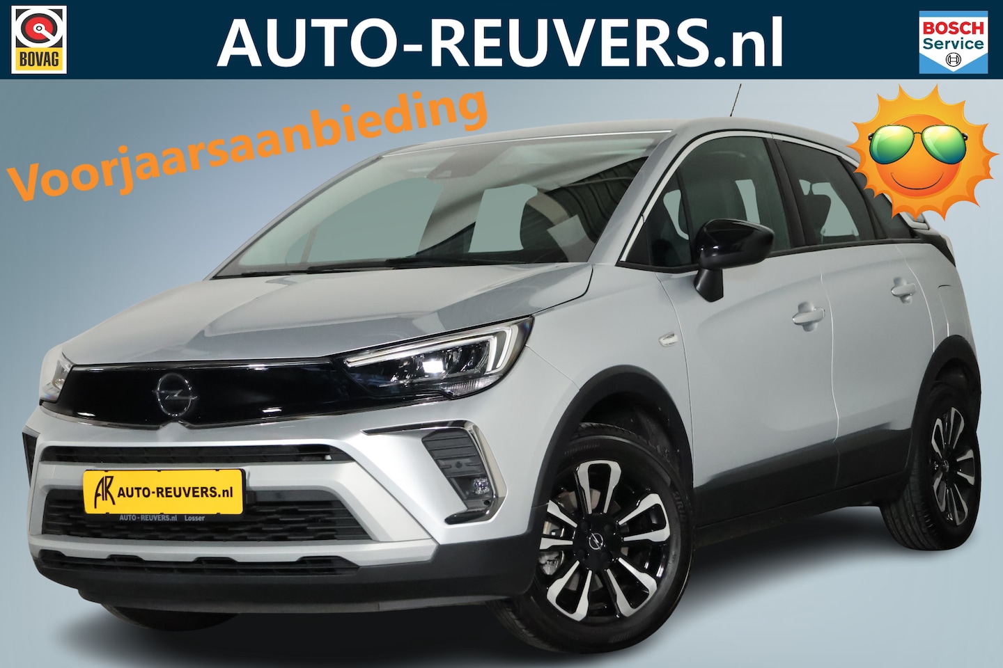 Opel Crossland - 1.2 Turbo Elegance / LED / Navi / CarPlay / Camera - AutoWereld.nl