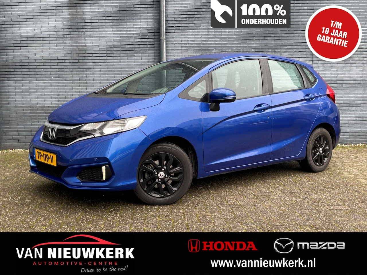 Honda Jazz - 1.3 i-VTEC 102pk Automaat Comfort | Navigatie | Stoelverwarming | Cruisecontrol | Parkeers - AutoWereld.nl